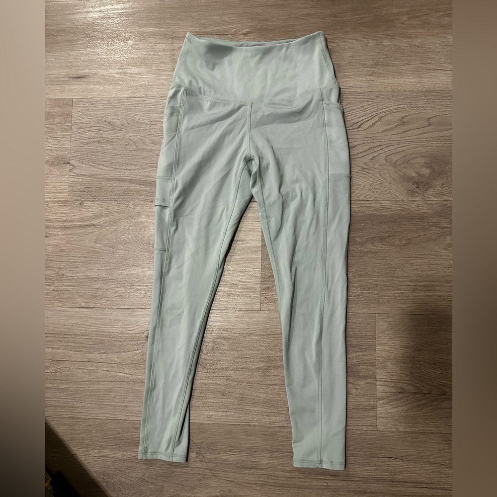 Small Mint Leg End Leggings